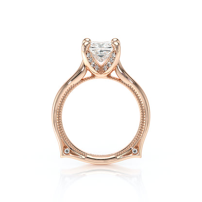 Verragio Halo Princess Engagement Ring