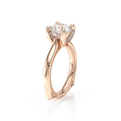 Verragio Halo Round Engagement Ring