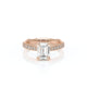Verragio Halo Emerald Engagement Ring