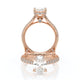 Verragio Halo Oval Engagement Ring