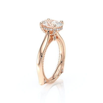 Verragio Halo Oval Engagement Ring