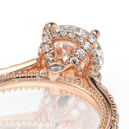 Verragio Halo Round Engagement Ring