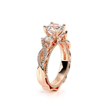 Verragio Three-Stone Round Engagement Ring