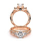 Verragio Three-Stone Round Engagement Ring