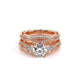 Verragio Three-Stone Round Engagement Ring