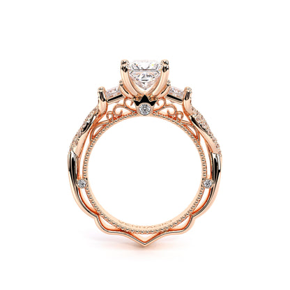 Verragio Three-Stone Princess Engagement Ring