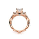 Verragio Three-Stone Princess Engagement Ring