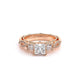 Verragio Three-Stone Princess Engagement Ring