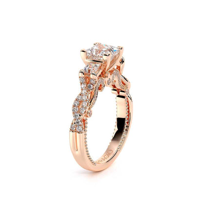 Verragio Three-Stone Princess Engagement Ring