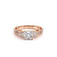 Verragio Three-Stone Princess Engagement Ring