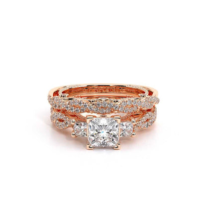 Verragio Three-Stone Princess Engagement Ring
