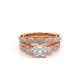 Verragio Three-Stone Princess Engagement Ring