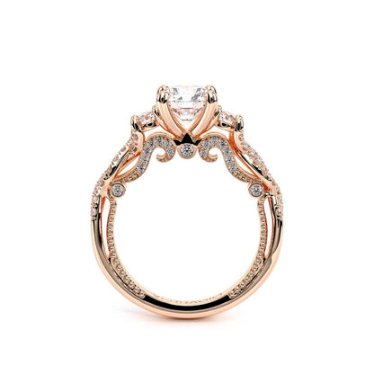 Verragio Three-Stone Round Engagement Ring