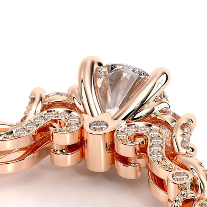 Verragio Three-Stone Round Engagement Ring