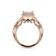 Verragio Halo Princess Engagement Ring