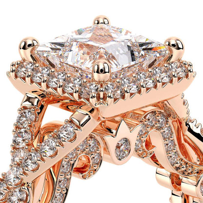 Verragio Halo Princess Engagement Ring