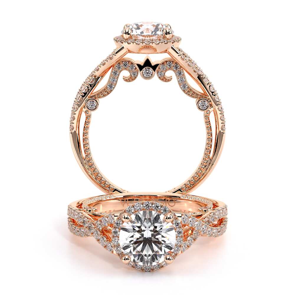 Verragio Halo Round Engagement Ring