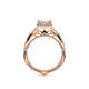 Verragio Halo Princess Engagement Ring