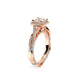 Verragio Halo Princess Engagement Ring