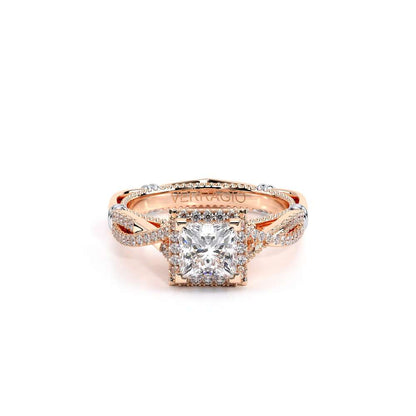 Verragio Halo Princess Engagement Ring