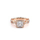 Verragio Halo Princess Engagement Ring