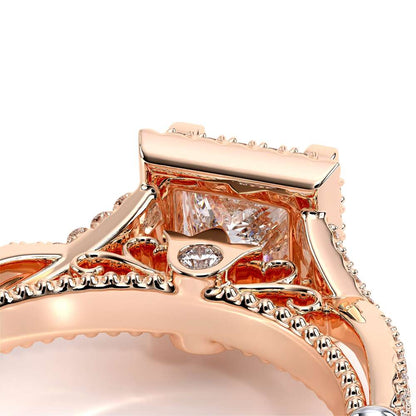Verragio Halo Princess Engagement Ring
