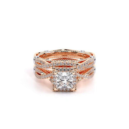 Verragio Halo Princess Engagement Ring