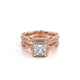 Verragio Halo Princess Engagement Ring
