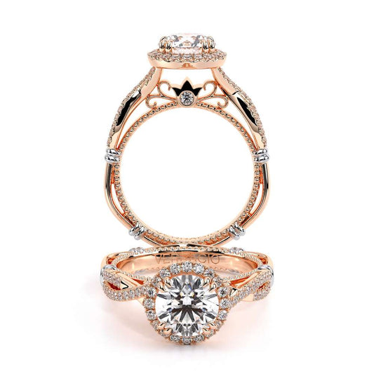 Verragio Halo Round Engagement Ring