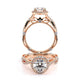 Verragio Halo Round Engagement Ring