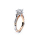 Verragio Three-Stone Princess Engagement Ring