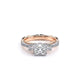 Verragio Three-Stone Princess Engagement Ring