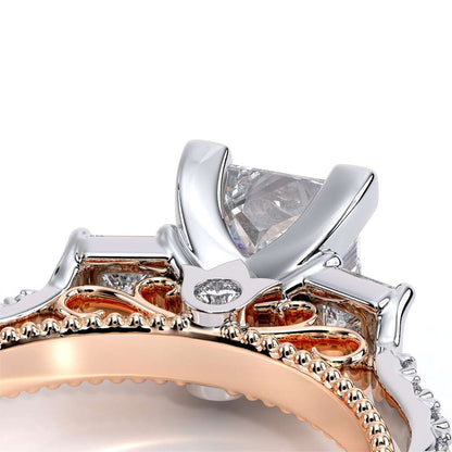 Verragio Three-Stone Princess Engagement Ring