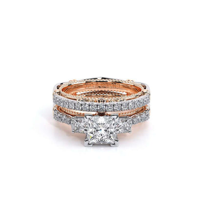 Verragio Three-Stone Princess Engagement Ring