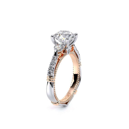 Verragio Three-Stone Round Engagement Ring