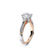Verragio Three-Stone Round Engagement Ring