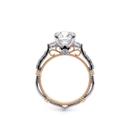 Verragio Three-Stone Round Engagement Ring