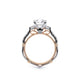 Verragio Three-Stone Round Engagement Ring