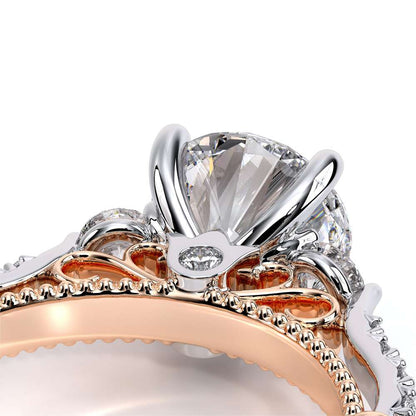 Verragio Three-Stone Round Engagement Ring