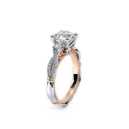 Verragio Three-Stone Round Engagement Ring