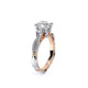Verragio Three-Stone Round Engagement Ring