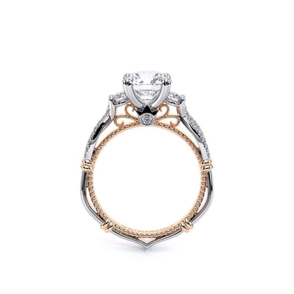 Verragio Three-Stone Round Engagement Ring