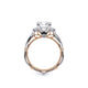 Verragio Three-Stone Round Engagement Ring