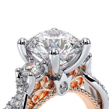 Verragio Three-Stone Round Engagement Ring