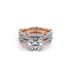 Verragio Three-Stone Round Engagement Ring