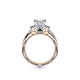 Verragio Three-Stone Princess Engagement Ring