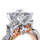 Verragio Three-Stone Princess Engagement Ring