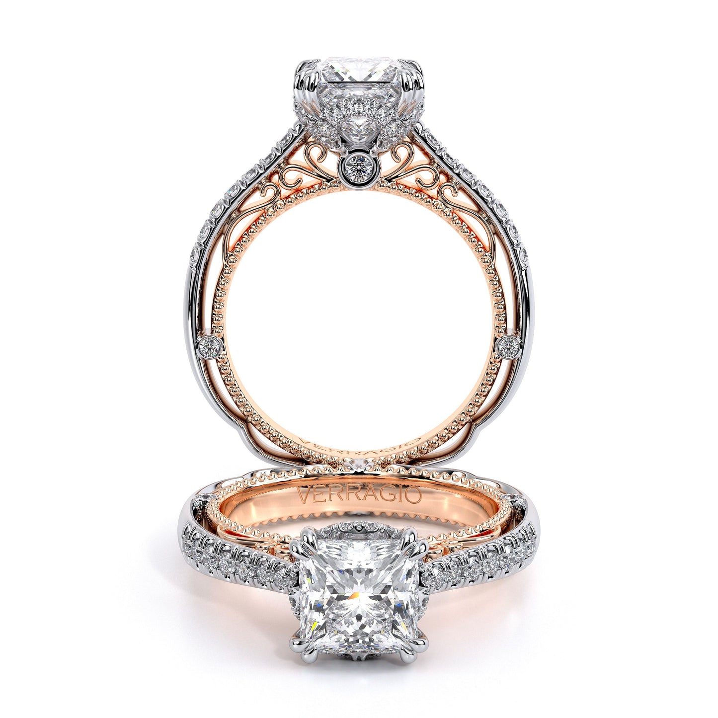 Verragio Pave Princess Engagement Ring