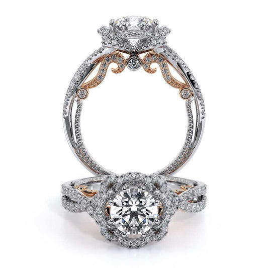 Verragio Halo Round Engagement Ring