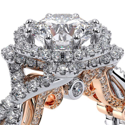 Verragio Halo Round Engagement Ring